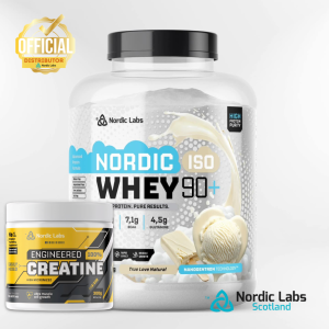 Nordic Labs Whey 90 Isolate 2kg True Love Natural + Creatine 300g